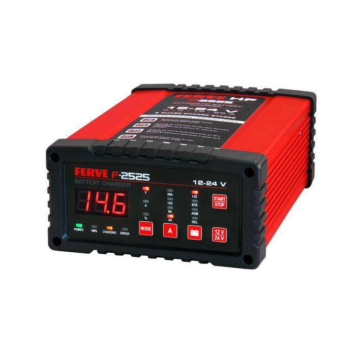 Chargeur de batterie Ferve F-2525 12/24 V 2-25 A 
