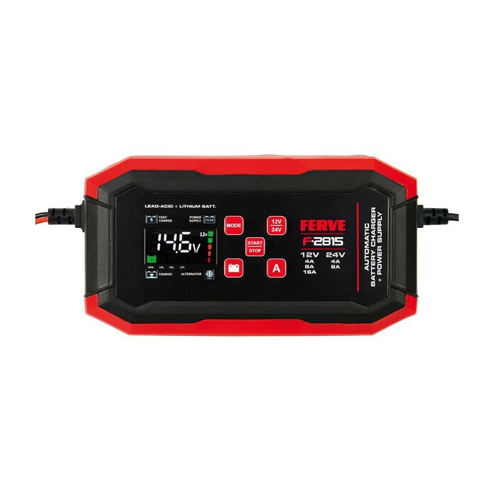Chargeur de batterie Ferve F-2815 12 V / 24 V 4-16 A 