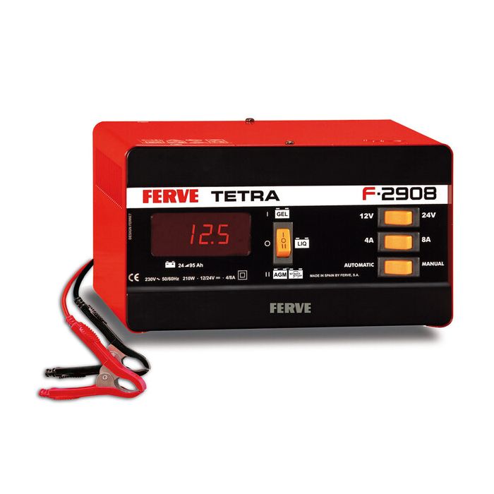 Chargeur de batterie Ferve F-2908 12 V / 24 V 4-8 A 