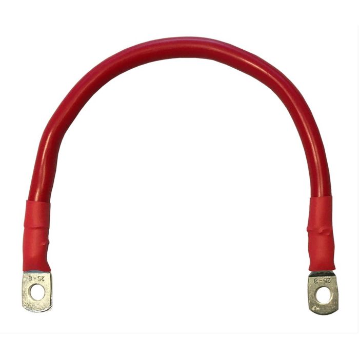 Câble de batterie rouge 25 mm² 50 cm cosses M6-M6 Top Systems 