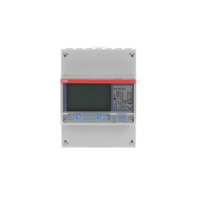 Compteur d'énergie ABB System pro M compact B24 triphasé Modbus 6 A 