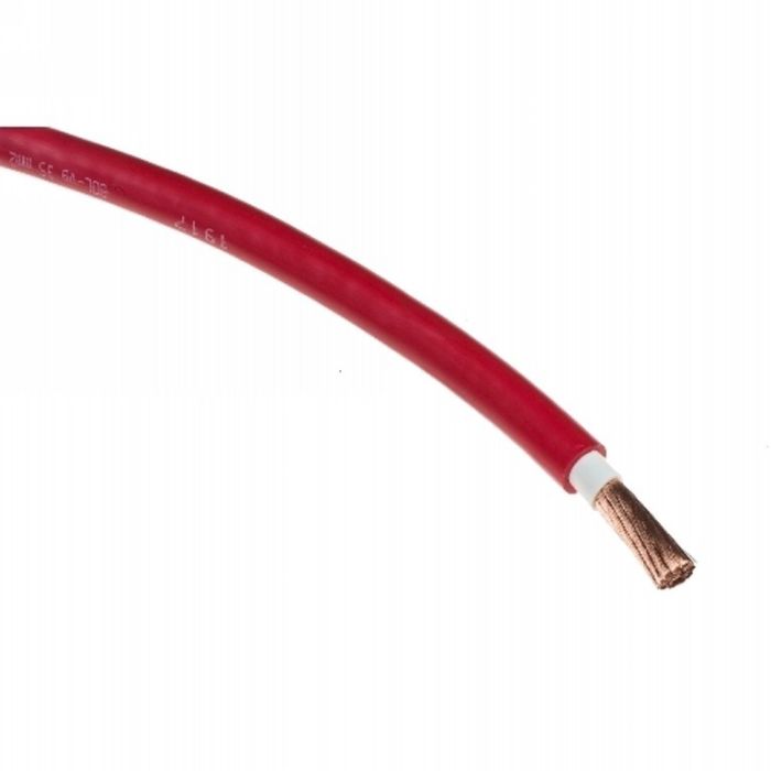 Câble de batterie rouge 120 mm² au mètre 