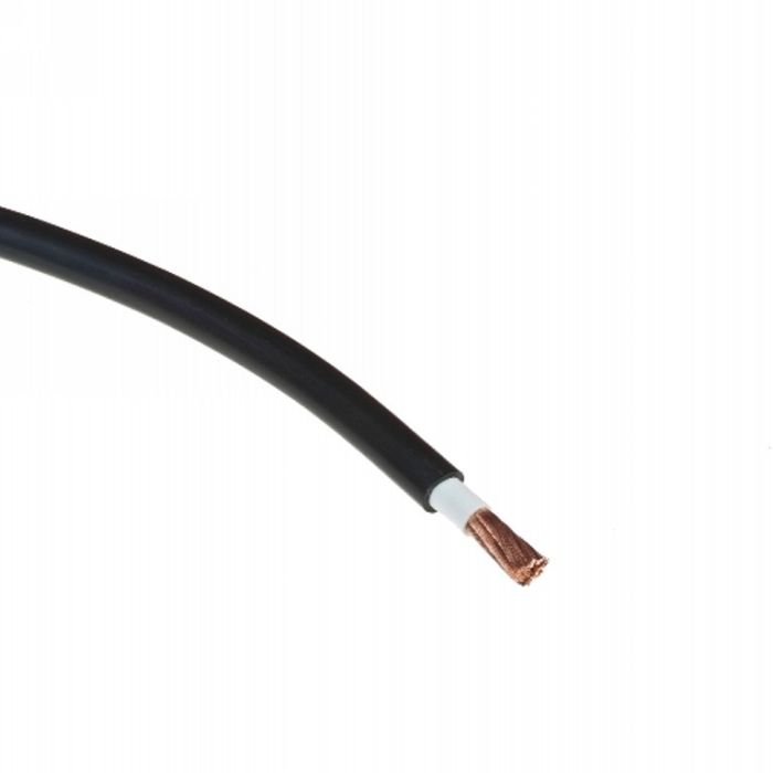 Câble de batterie 25 mm² noir au mètre, double isolation 