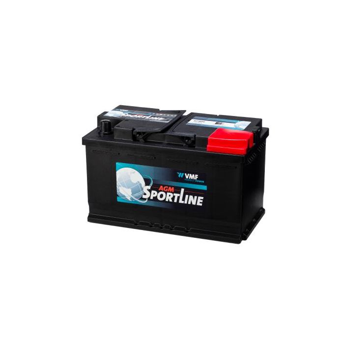 Batterie AGM Dual Purpose VMF Sportline AGM80 12 V 80 Ah 850 A – AGM