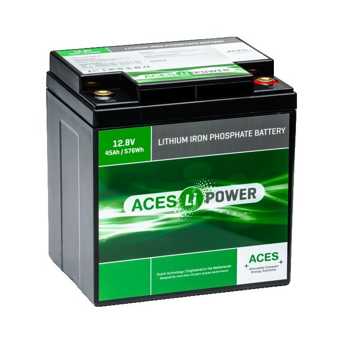 Batterie lithium LiFePO4 ACES Energy AL12V45HFA-BT 12 V 45 Ah Bluetooth – Lithium LiFePO4