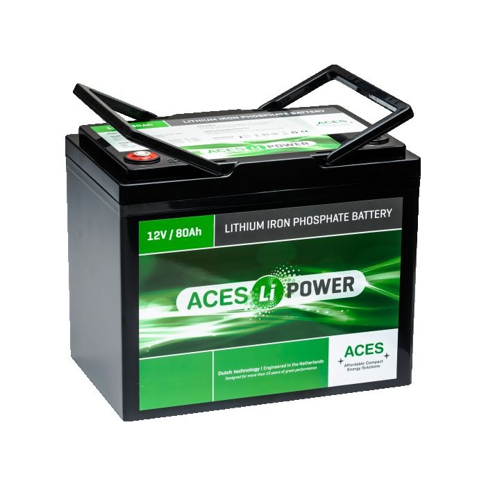 Batterie lithium LiFePO4 ACES Energy HF AL12V80HFA-BT 12 V 80 Ah – Lithium LiFePO4