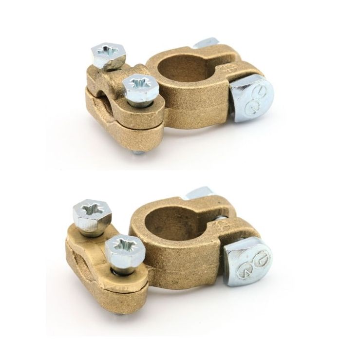 Jeu de cosses de batterie droites 16-35 mm² Ripca 