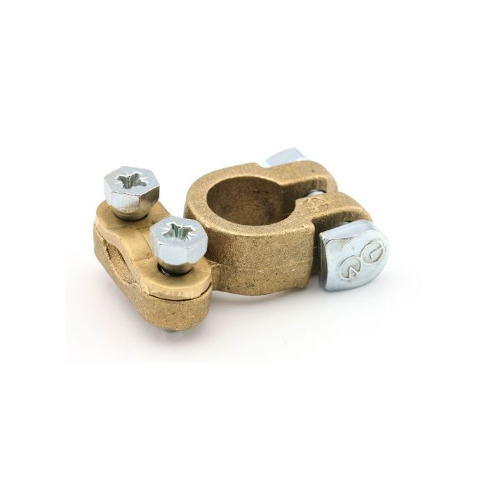 Cosse de batterie droite Ripca 16-35 mm² pôle positif 