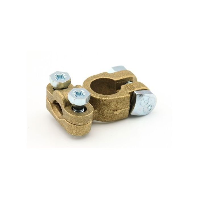 Cosse de batterie droite 50-70 mm² pôle négatif Ripca 