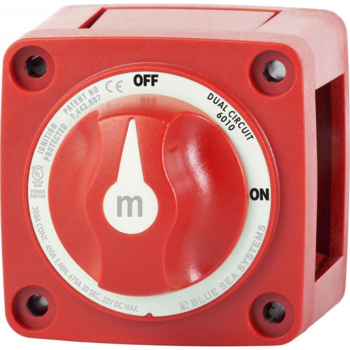 Coupe-batterie bipolaire Blue Sea Systems 300 A 