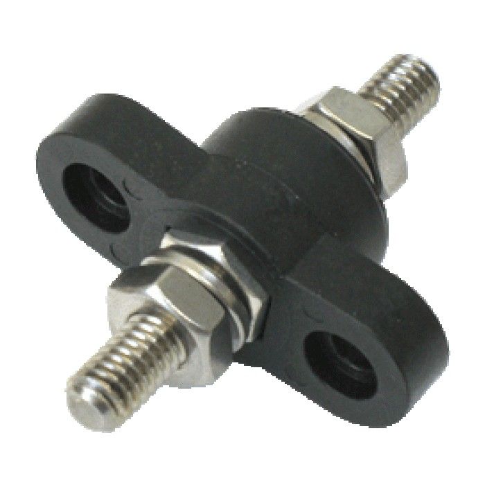 Passe-cloison DC M8 noir 250 A 48 V 