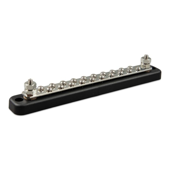 Barre de distribution DC 150 A 2 pôles Victron Energy 20 vis M6 