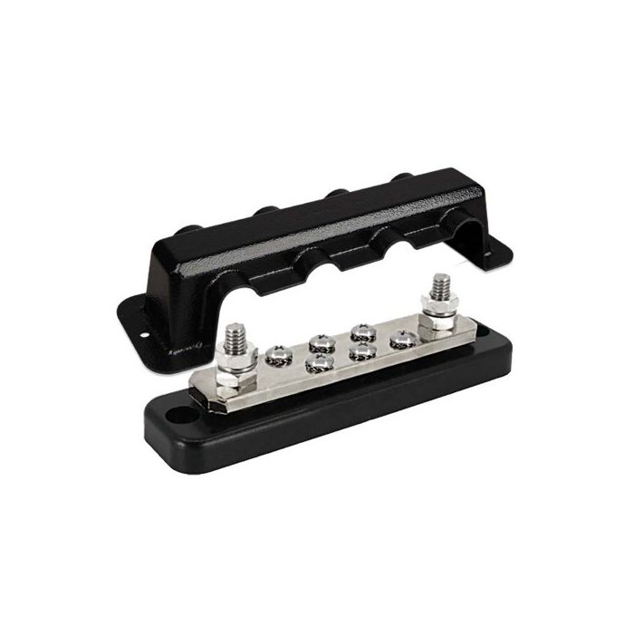Barre de distribution DC 250 A 2 pôles 6 vis M6 Victron Energy 