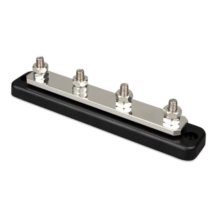 Barre de distribution DC Victron Energy 250 A 4 x M8 avec capot 