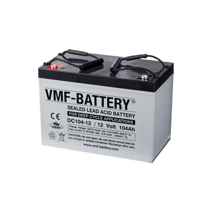 Batterie à décharge lente AGM VMF DC104-12 12 V 105 Ah – AGM