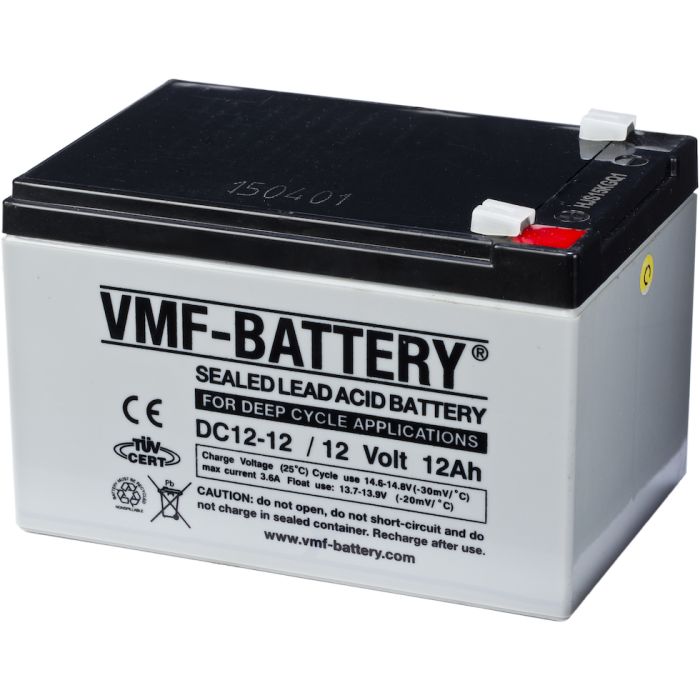 Batterie à décharge lente AGM VMF DC12-12 12 V 12 Ah – AGM