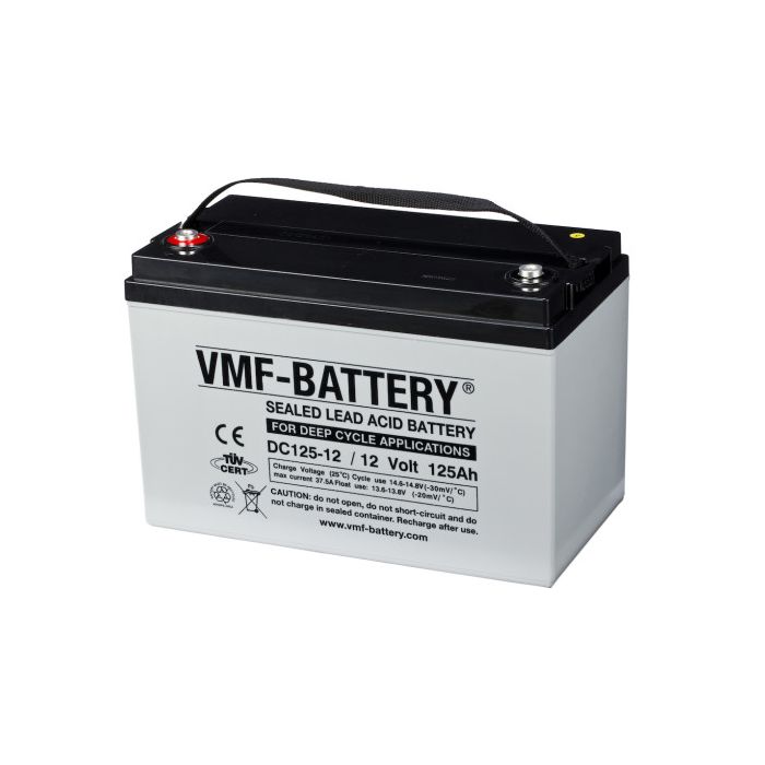 Batterie à décharge lente AGM VMF DC125-12 12 V 125 Ah – AGM