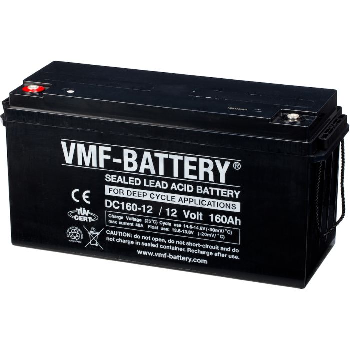 Batterie à décharge lente AGM VMF DC160-12 12 V 160 Ah – AGM