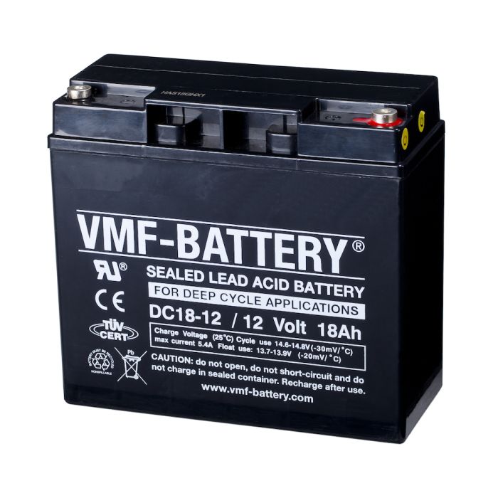 Batterie à décharge lente AGM VMF DC18-12 12 V 18 Ah – AGM