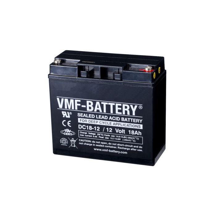 Batterie à décharge lente AGM VMF DC18-12 12 V 18 Ah – AGM