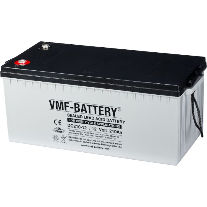 Batterie à décharge lente AGM VMF DC210-12 12 V 210 Ah – AGM