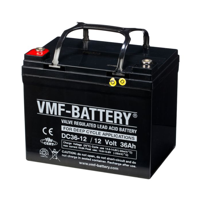 Batterie à décharge lente AGM VMF DC36-12 12 V 36 Ah – AGM