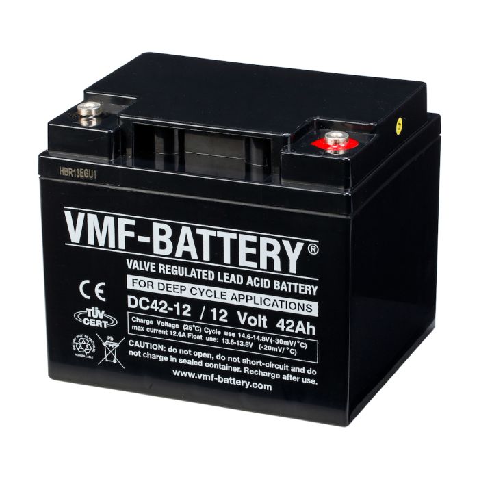 Batterie à décharge lente AGM VMF DC42-12 12 V 42 Ah – AGM