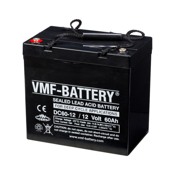 Batterie à décharge lente AGM VMF DC60-12 12 V 60 Ah – AGM