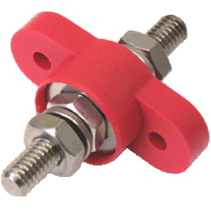 Passe-cloison DC rouge M8 48 V 250 A 