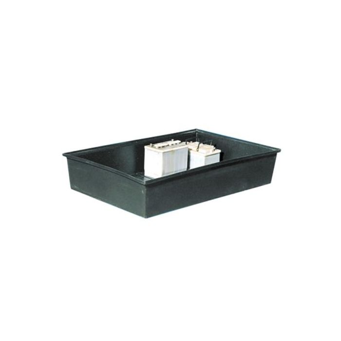 Bac de rétention en plastique pour batteries 1200 x 800 x 250 