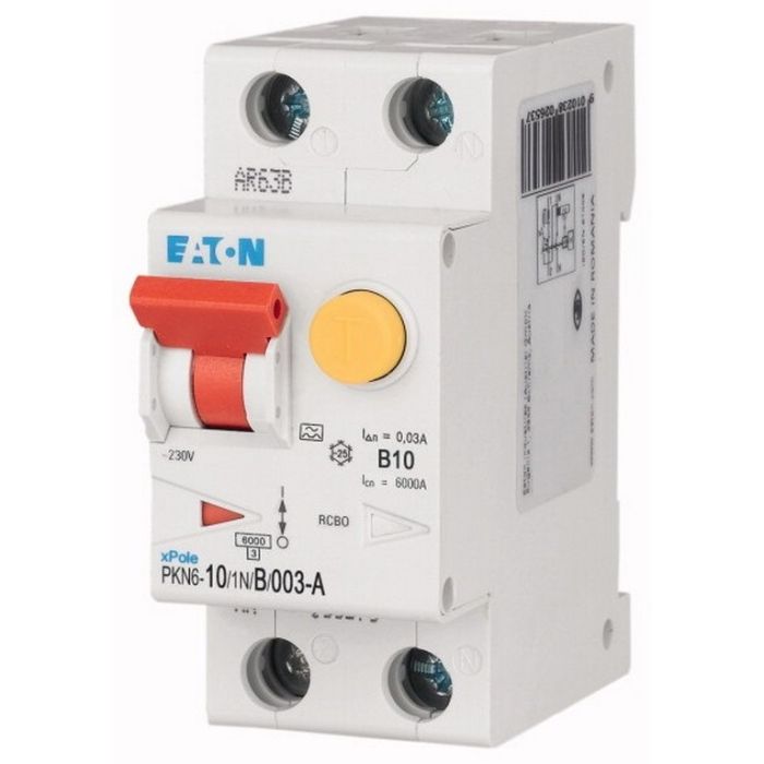Coffret électrique Eaton 10 A avec disjoncteur différentiel 30 mA 