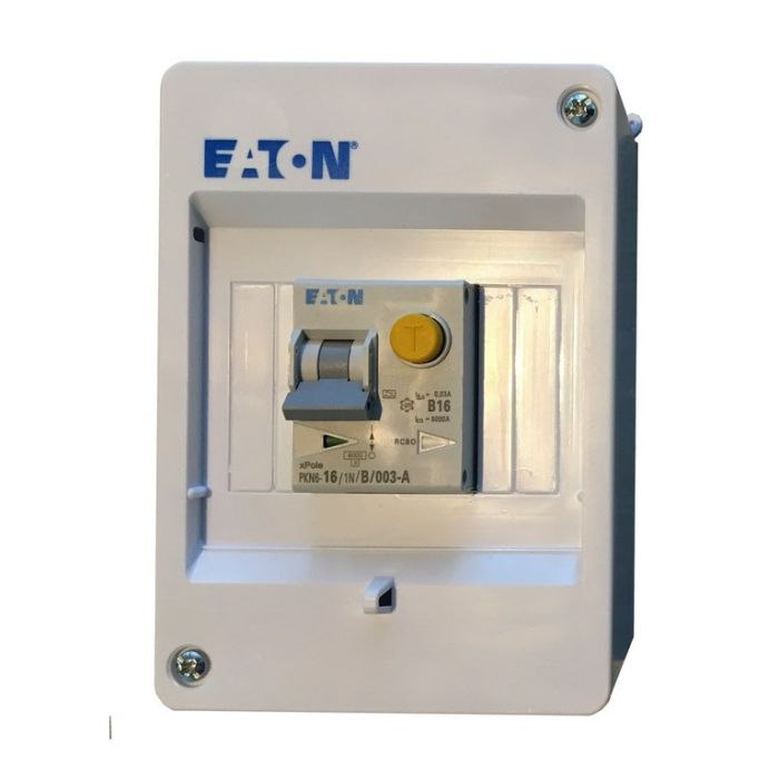 Coffret électrique Eaton 16 A avec disjoncteur différentiel 30 mA 