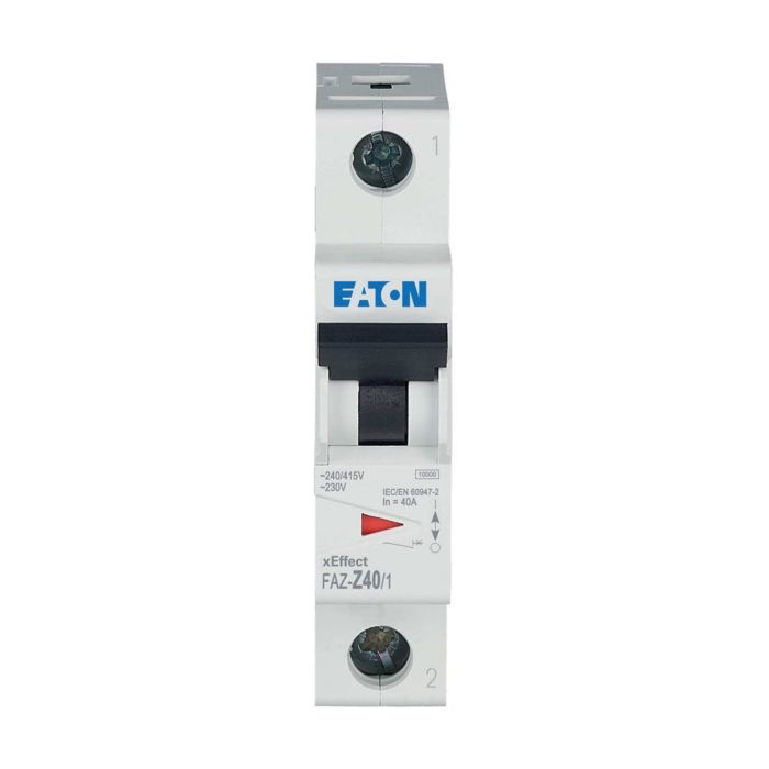 Disjoncteur modulaire Eaton FAZ Z 40 A 1 pôle 