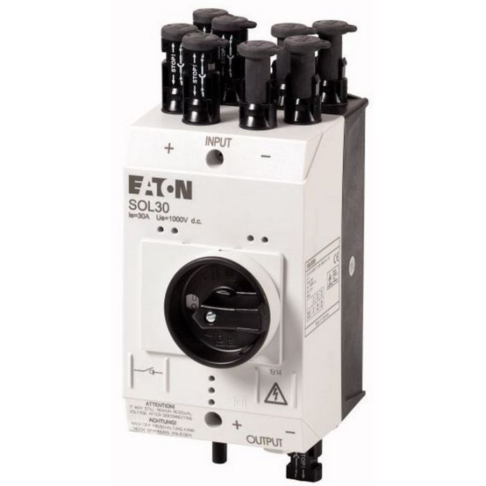 Interrupteur-sectionneur DC Eaton SOL30 4x MC4 1000 V 30 A 