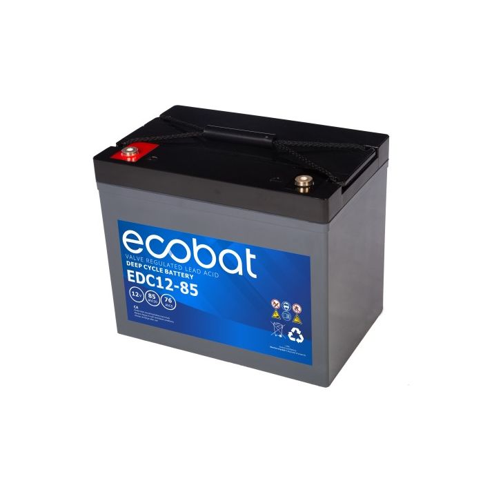 Batterie à décharge lente AGM Ecobat EDC12-85 12 V 85 Ah – AGM