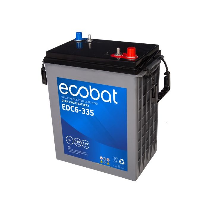 Batterie à décharge lente AGM Ecobat Deep Cycle EDC6-335 6 V 335 Ah – AGM