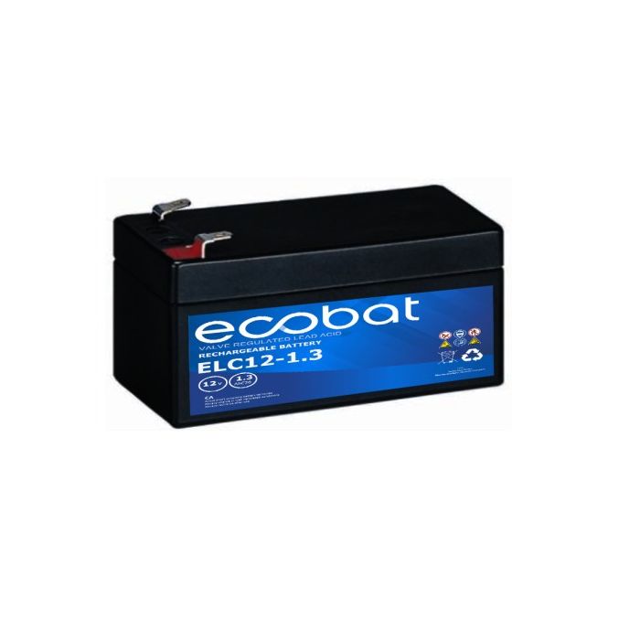 Batterie AGM VRLA Ecobat Light Cycle ELC12-1.3 12 V 1,3 Ah – AGM