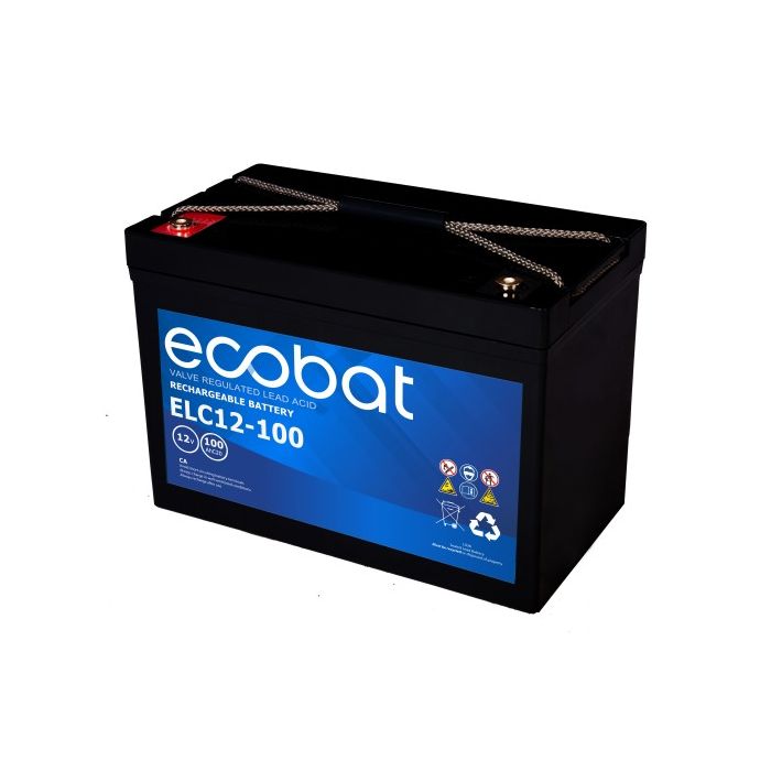 Batterie à décharge lente AGM Ecobat Light Cycle ELC12-100 12 V 100 Ah – AGM