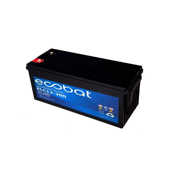 Batterie à décharge lente AGM Ecobat Light Cycle ELC12-200 12 V 200 Ah – AGM