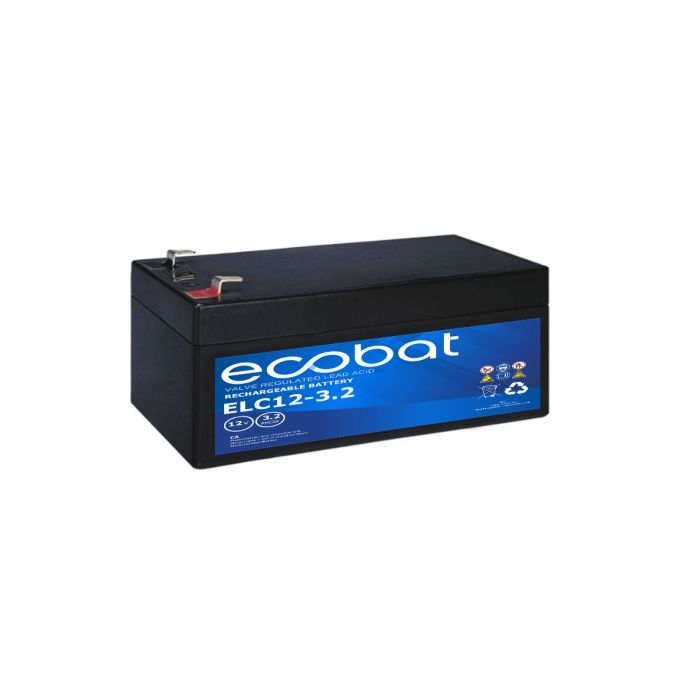 Batterie AGM Ecobat Light Cycle ELC12-3.2 12 V 3,2 Ah – AGM