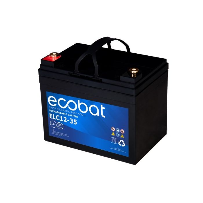Batterie à décharge lente AGM Ecobat Light Cycle ELC12-35 12 V 35 Ah – AGM