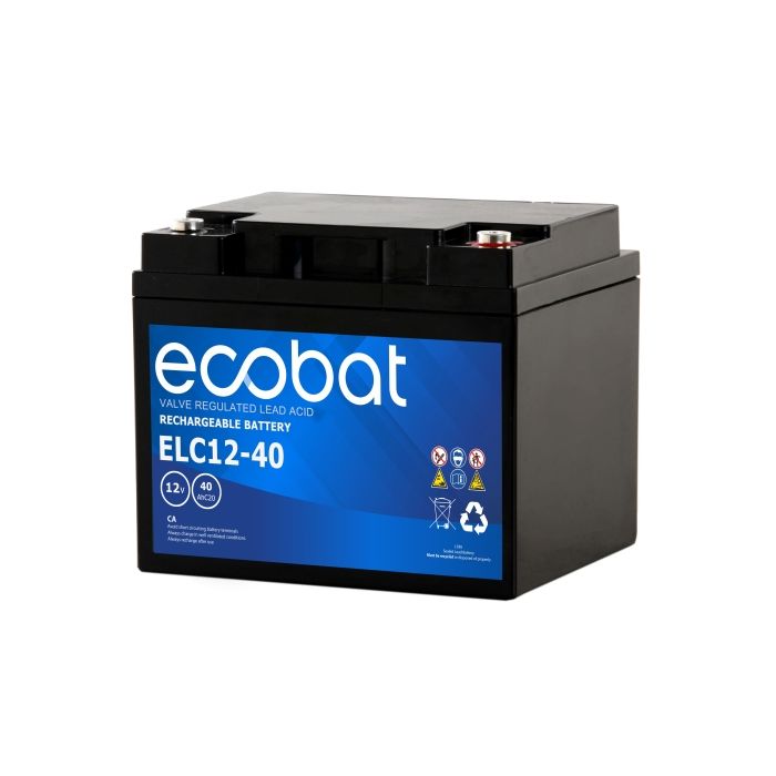 Batterie à décharge lente AGM Ecobat ELC12-40 12 V 40 Ah – AGM