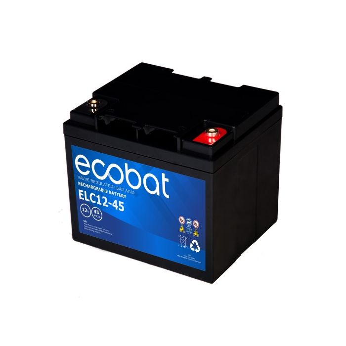 Batterie à décharge lente AGM Ecobat ELC12-45 12 V 45 Ah – AGM