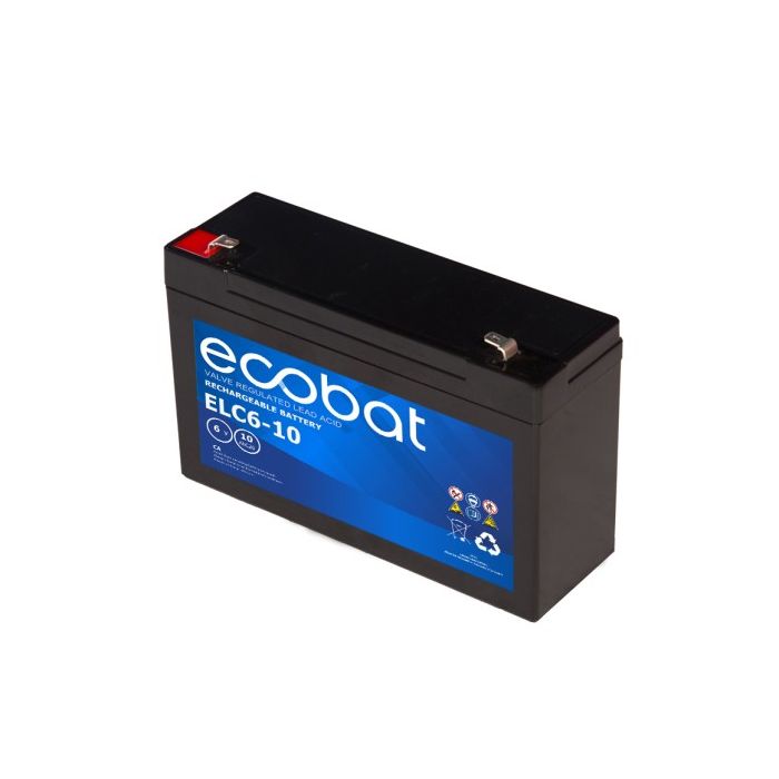 Batterie AGM VRLA Ecobat Light Cycle ELC6-10 6 V 10 Ah – AGM