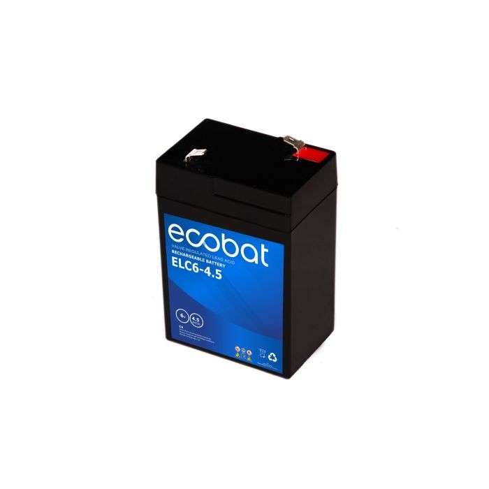 Batterie AGM VRLA Ecobat Light Cycle ELC6-4.5 6 V 4,5 Ah – AGM