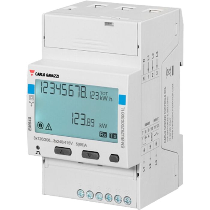 Compteur d'énergie Victron Energy EM540 triphasé 65 A par phase 