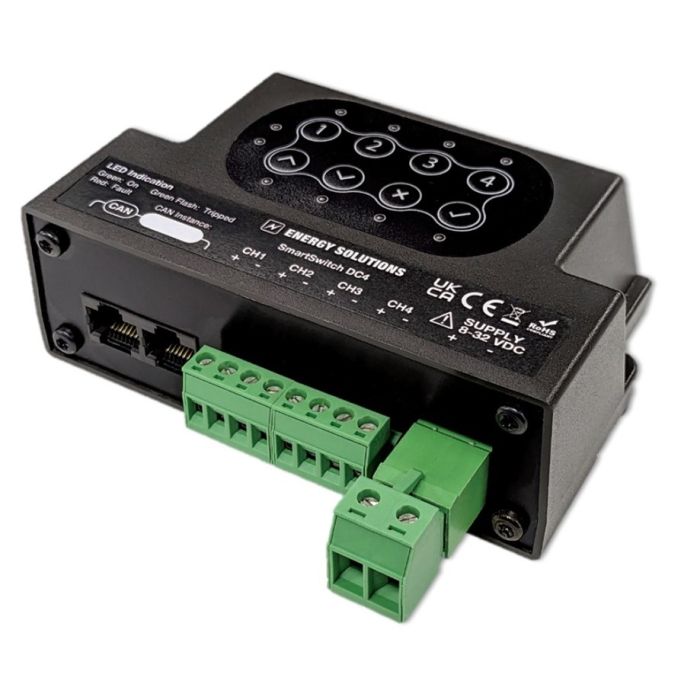Interrupteur DC 4 canaux Energy Solutions SmartSwitch DC4 12 V / 24 V 