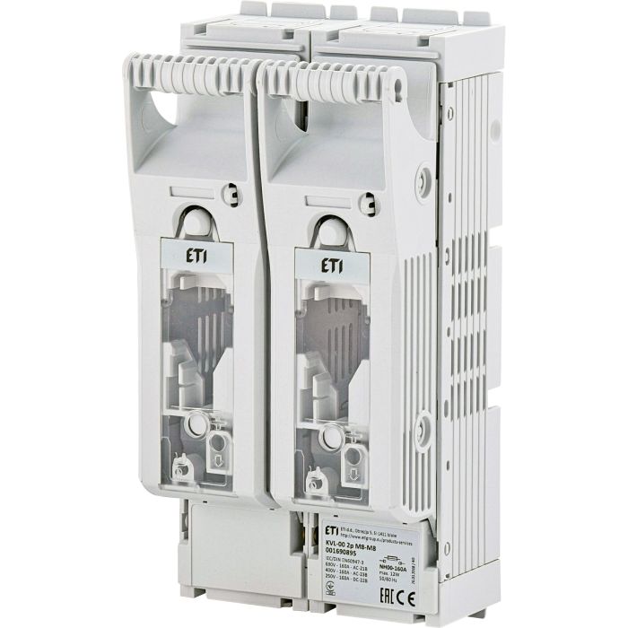 Porte-fusible NH00 bipolaire ETI 160 A 1000 V DC 