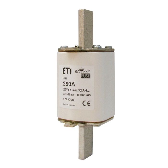 Fusible NH1 gBat ETI 250 A 550 V DC 