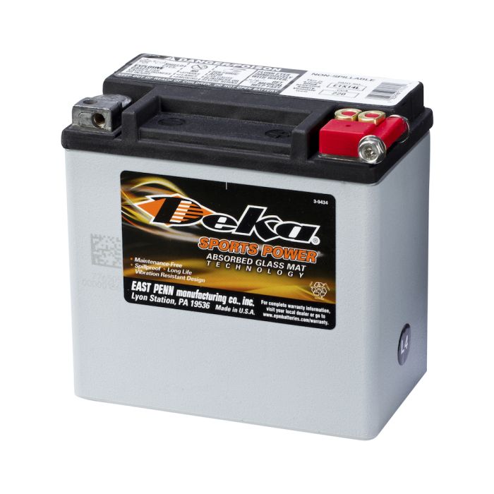 Batterie moto Deka ETX14L AGM 12 V 12 Ah 220 A – AGM